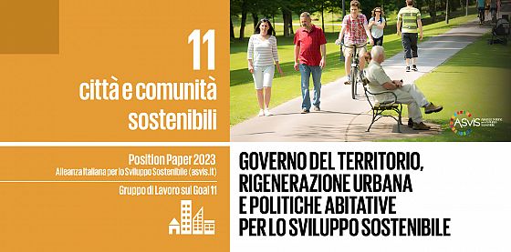 Position paper ASviS sulle politiche urbane, tra rigenerazione e sostenibilità abitativa