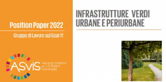 Position paper del Gdl 11 sulle Infrastrutture verdi