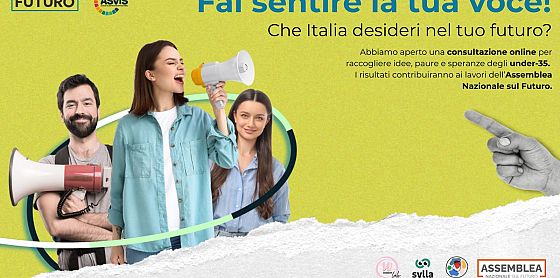 Al via la consultazione online rivolta ai giovani per scrivere il futuro