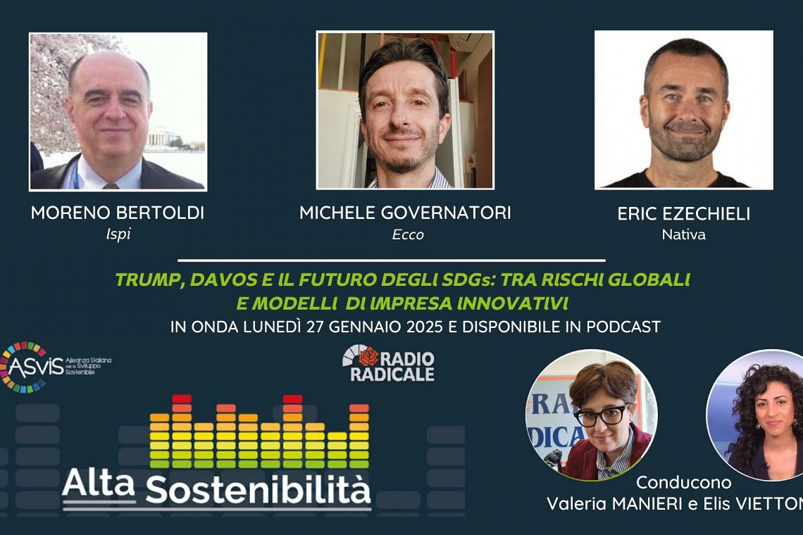Trump, Davos e il futuro degli SDGs: tra rischi globali e modelli di impresa innovativi