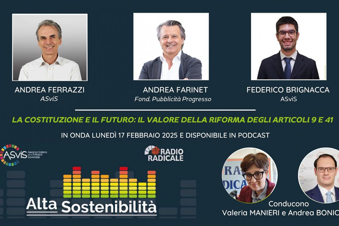 La Costituzione e il futuro: il valore della riforma degli articoli 9 e 41