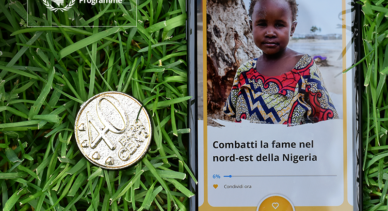 Campagna “ShareTheMeal”: 40 centesimi al giorno per sfamare un bambino