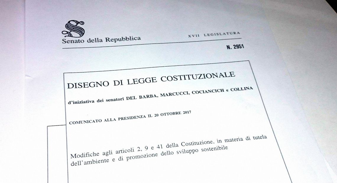La prossima legislatura deve mettere lo sviluppo sostenibile nella Costituzione