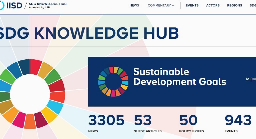 Nasce “SDG Knowledge Hub”, piattaforma online sugli SDGs