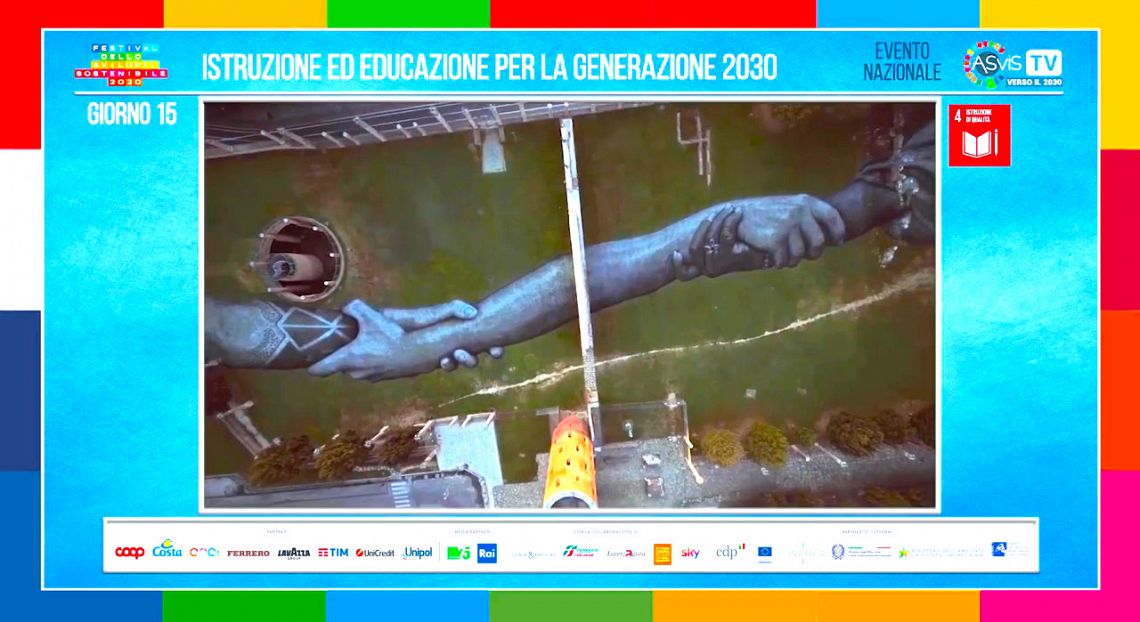 “Beyond Walls - Oltre i muri” di Saype: quando l’arte promuove la sostenibilità