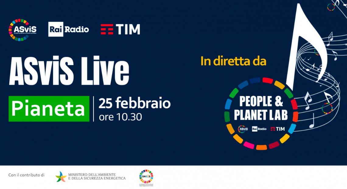 Il 25 febbraio l'ASviS Live da Sanremo dedicato a 