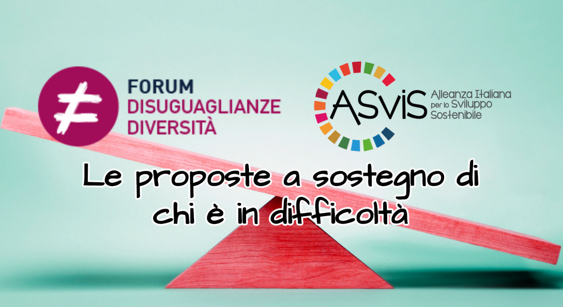 ASviS e ForumDD: Cura Italia va integrato con due misure per chi è in difficoltà