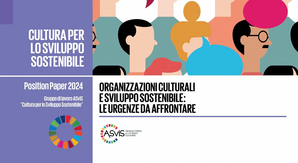 Organizzazioni culturali e sostenibilità, l’analisi nel Position paper ASviS